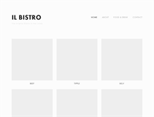 Tablet Screenshot of ilbistro.co.uk